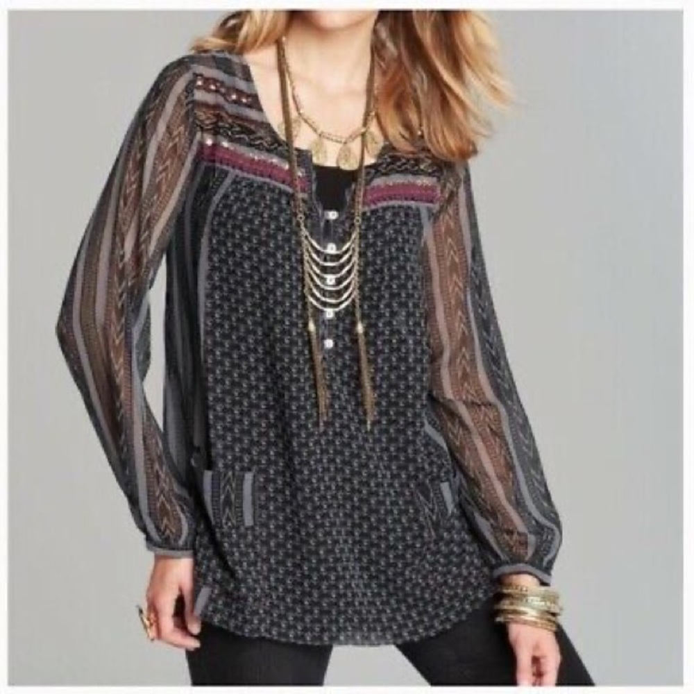 EUC Feather in the Wind Sheer Tunic